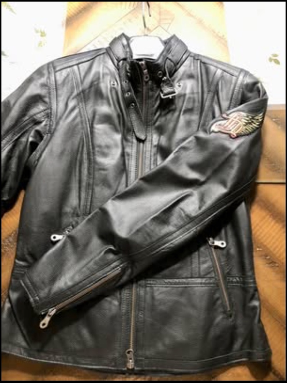 Women’s Black Leather Harley Davidson Biker Jacket - Casual & Rugged